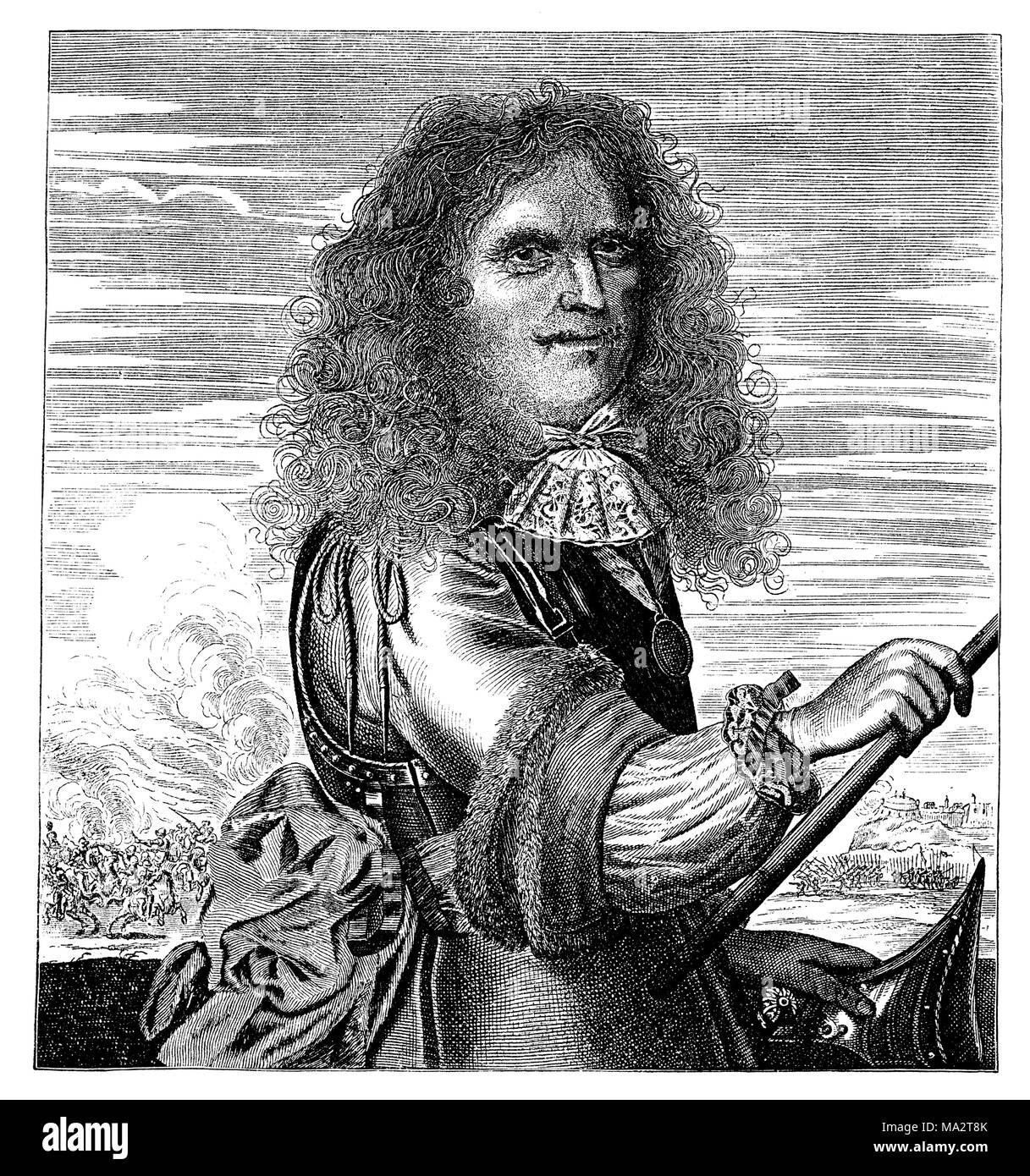 Henry de Latour d`Auvergne, de Turenne, Marshal of France Stock